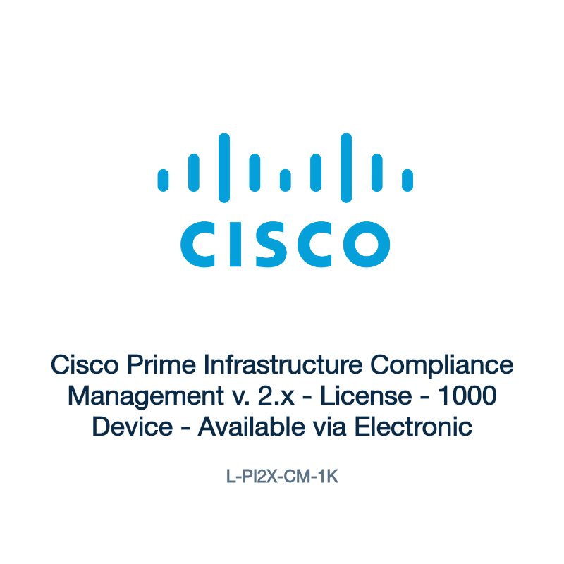 L-PI2X-CM-1K: Cisco Prime Infrastructure Compliance Management v. 2.x