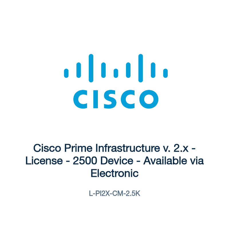 L-PI2X-CM-2.5K: Cisco Prime Infrastructure v. 2.x