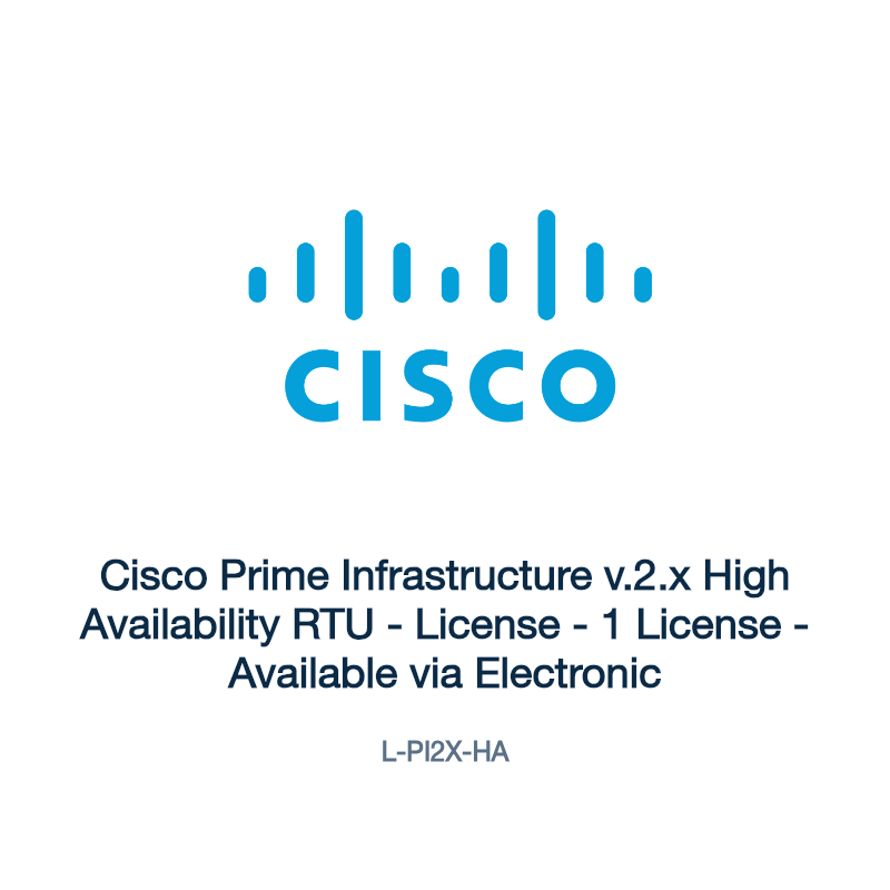 L-PI2X-HA: Cisco Prime Infrastructure v.2.x High Availability RTU