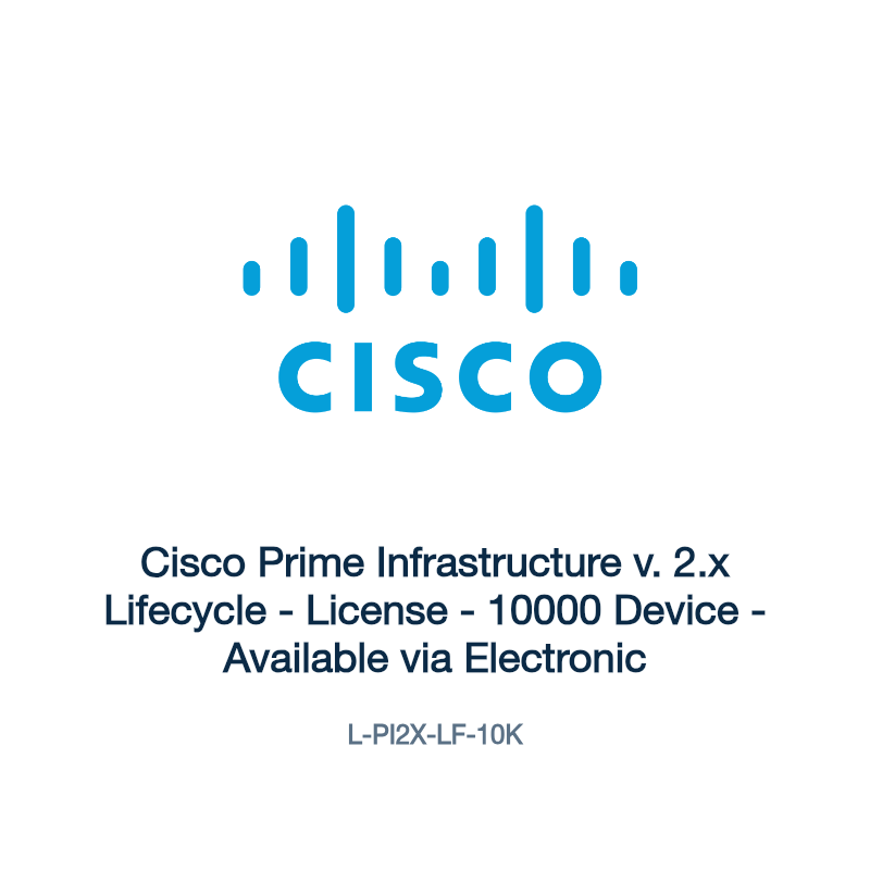 L-PI2X-LF-10K: Cisco Prime Infrastructure v. 2.x Lifecycle