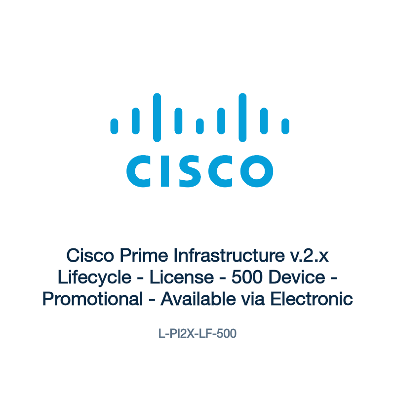 L-PI2X-LF-500: Cisco Prime Infrastructure v.2.x Lifecycle