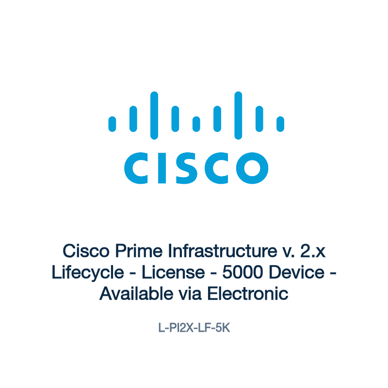 L-PI2X-LF-5K: Cisco Prime Infrastructure v. 2.x Lifecycle
