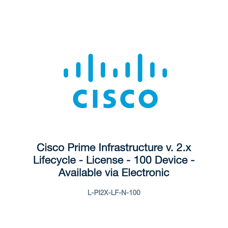L-PI2X-LF-N-100: Cisco Prime Infrastructure v. 2.x Lifecycle