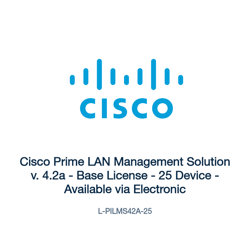L-PILMS42A-25: Cisco Prime LAN Management Solution v. 4.2a