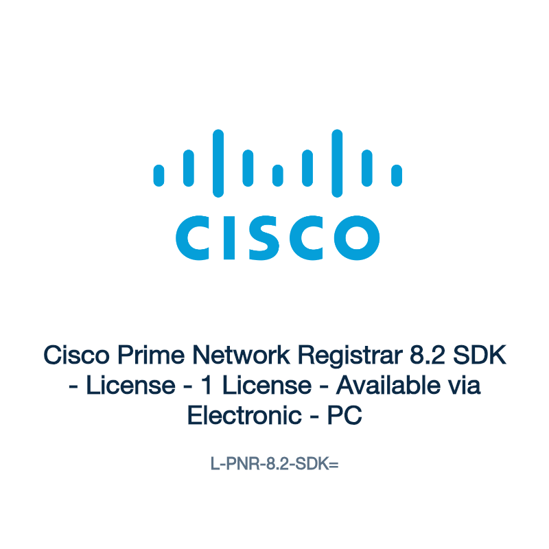 L-PNR-8.2-SDK=: Cisco Prime Network Registrar 8.2 SDK