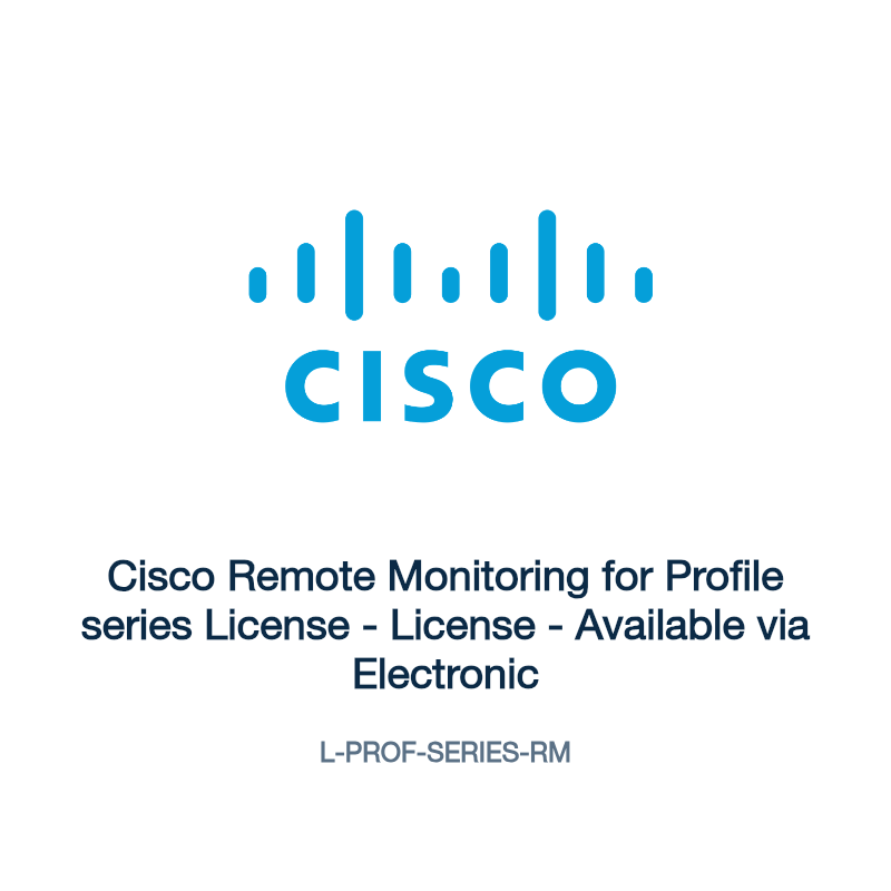 L-PROF-SERIES-RM: Cisco Remote Monitoring for Profile series License