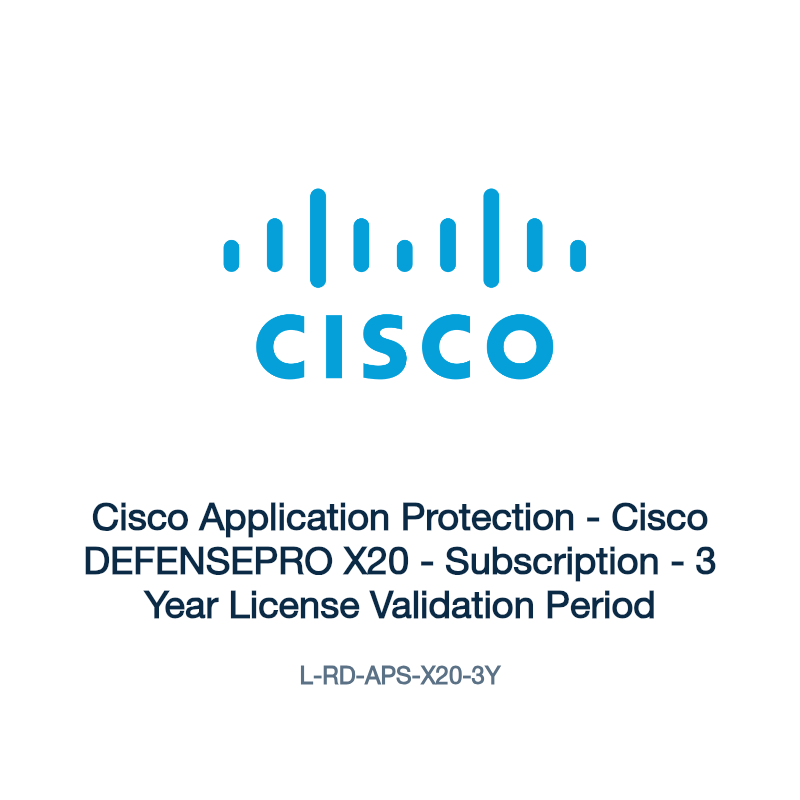 L-RD-APS-X20-3Y: Cisco Application Protection