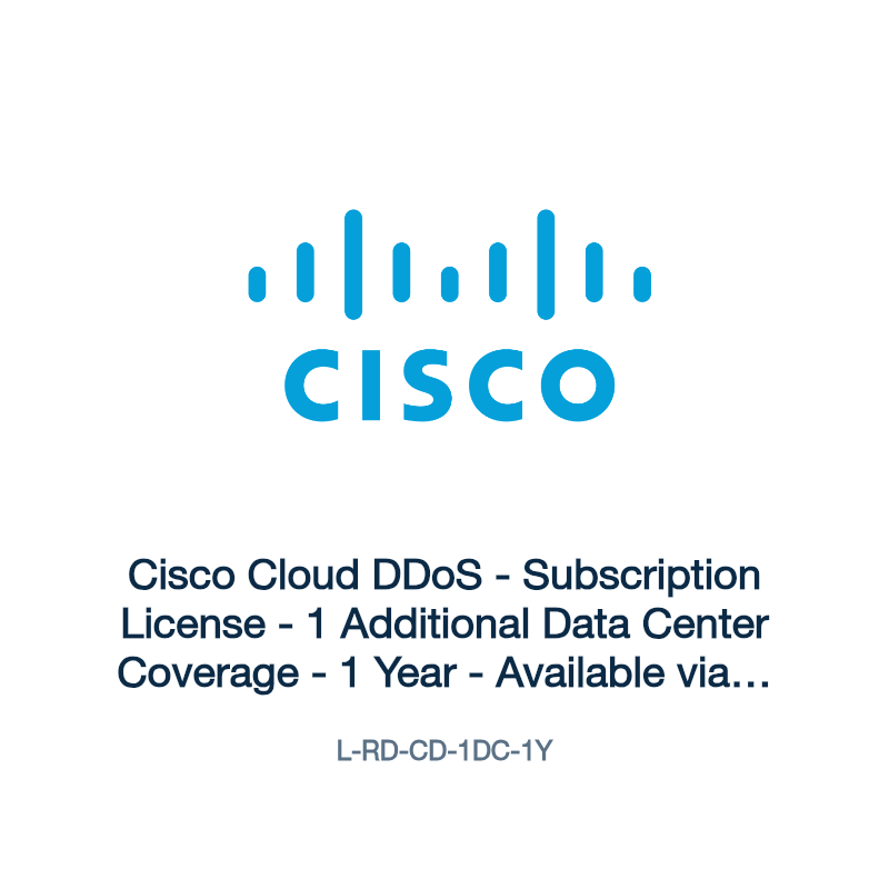 L-RD-CD-1DC-1Y: Cisco Cloud DDoS