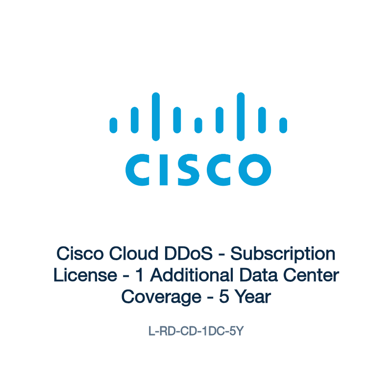 L-RD-CD-1DC-5Y: Cisco Cloud DDoS