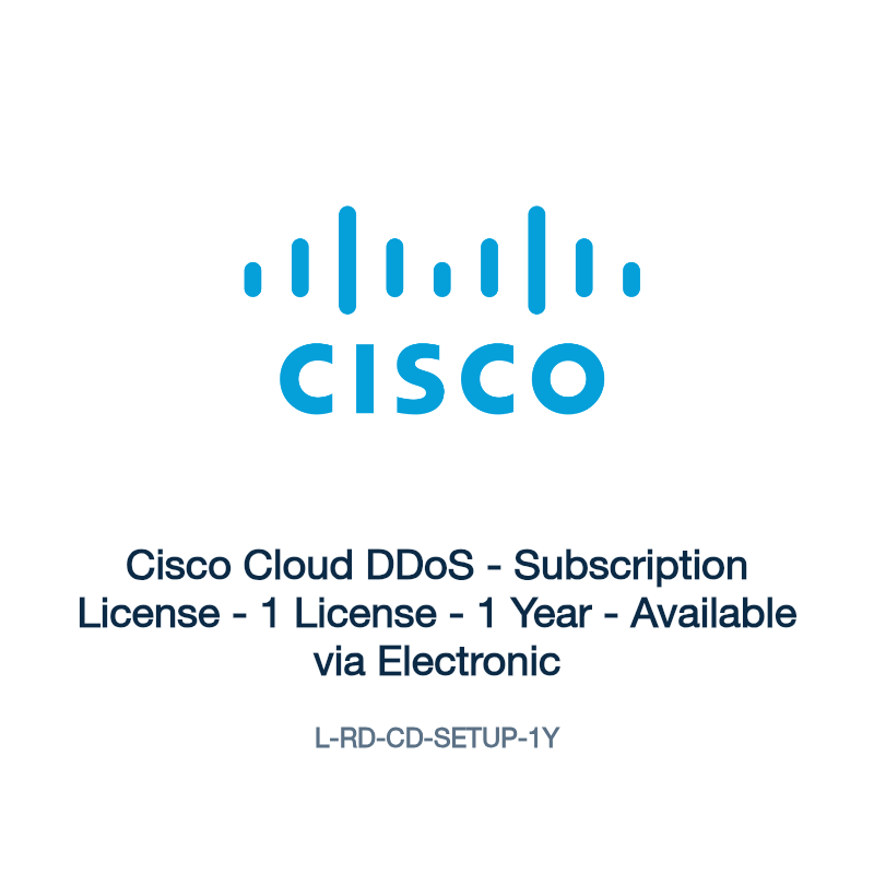 L-RD-CD-SETUP-1Y: Cisco Cloud DDoS