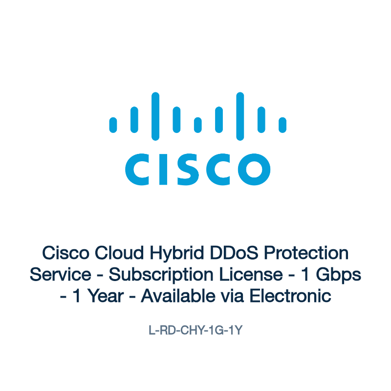 L-RD-CHY-1G-1Y: Cisco Cloud Hybrid DDoS Protection Service