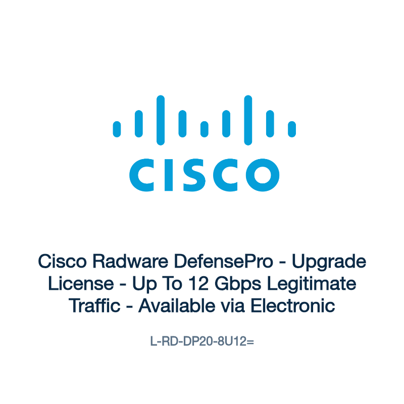 L-RD-DP20-8U12=: Cisco Radware DefensePro