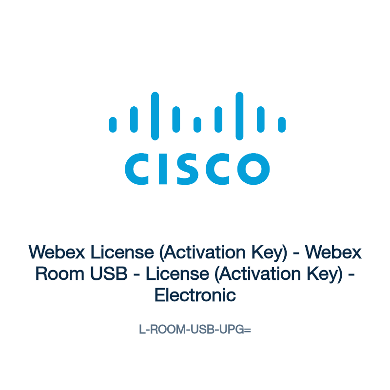 L-ROOM-USB-UPG=: Webex License (Activation Key)