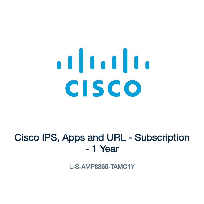 L-S-AMP8360-TAMC1Y: Cisco IPS, Apps and URL
