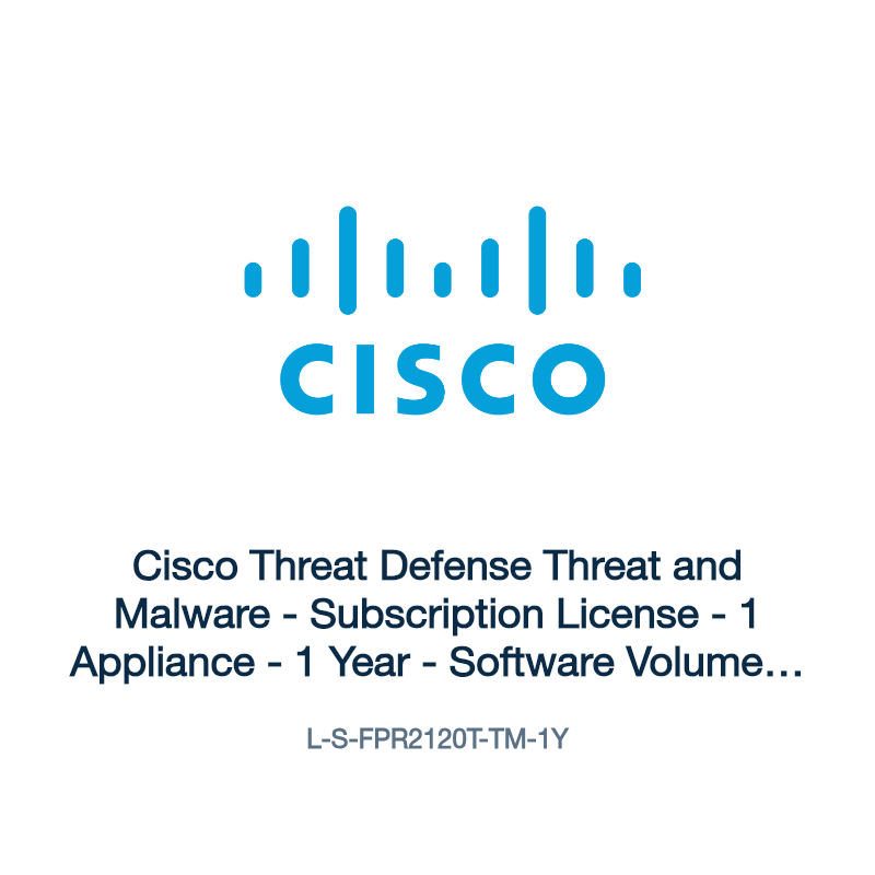 L-S-FPR2120T-TM-1Y: Cisco Threat Defense Threat and Malware