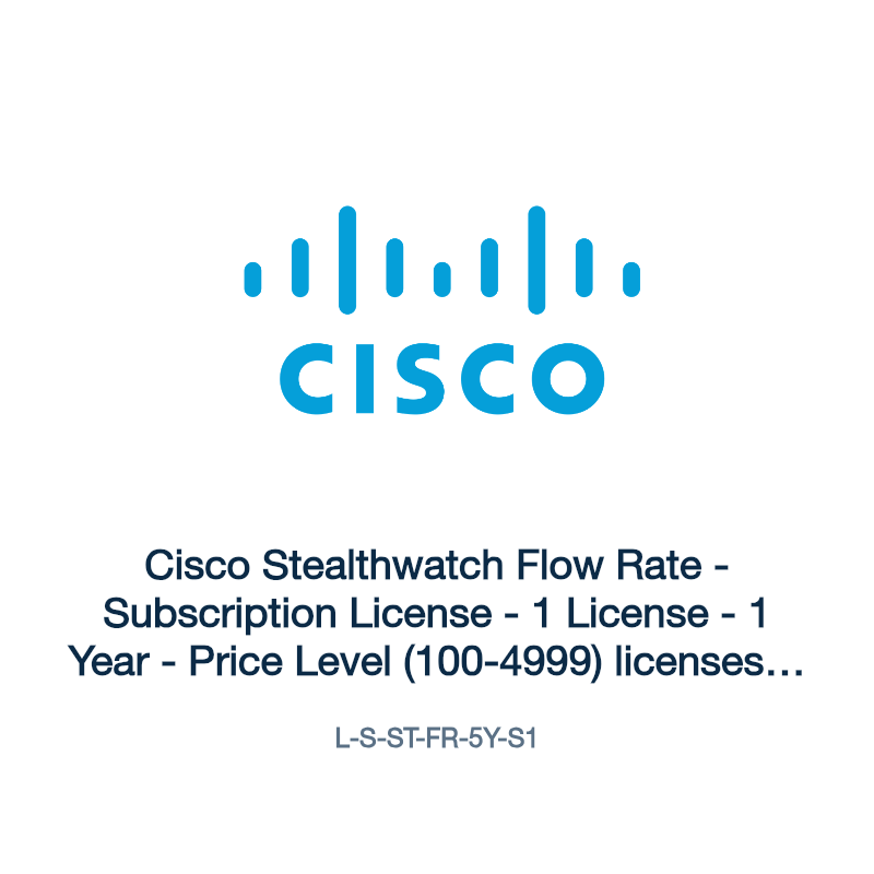 L-S-ST-FR-5Y-S1: Cisco Stealthwatch Flow Rate