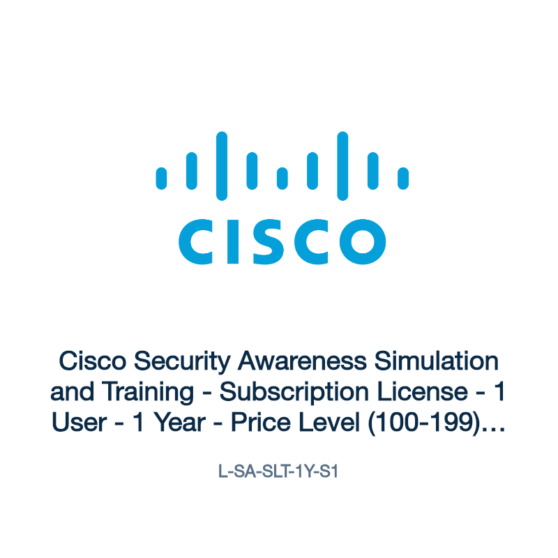 L-SA-SLT-1Y-S1: Cisco Security Awareness Simulation and Training