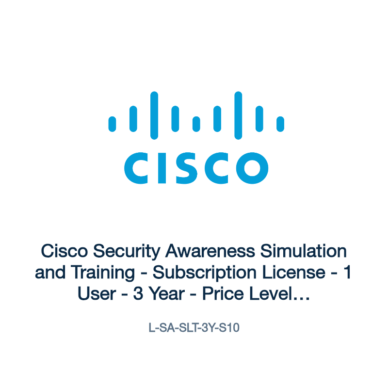 L-SA-SLT-3Y-S10: Cisco Security Awareness Simulation and Training