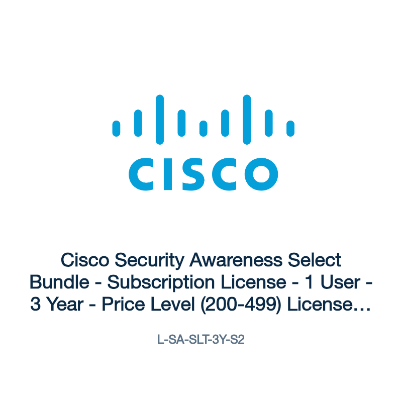 L-SA-SLT-3Y-S2: Cisco Security Awareness Select Bundle