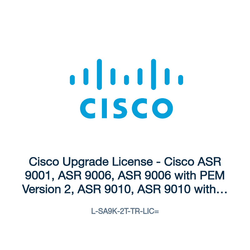 L-SA9K-2T-TR-LIC=: Cisco Upgrade License