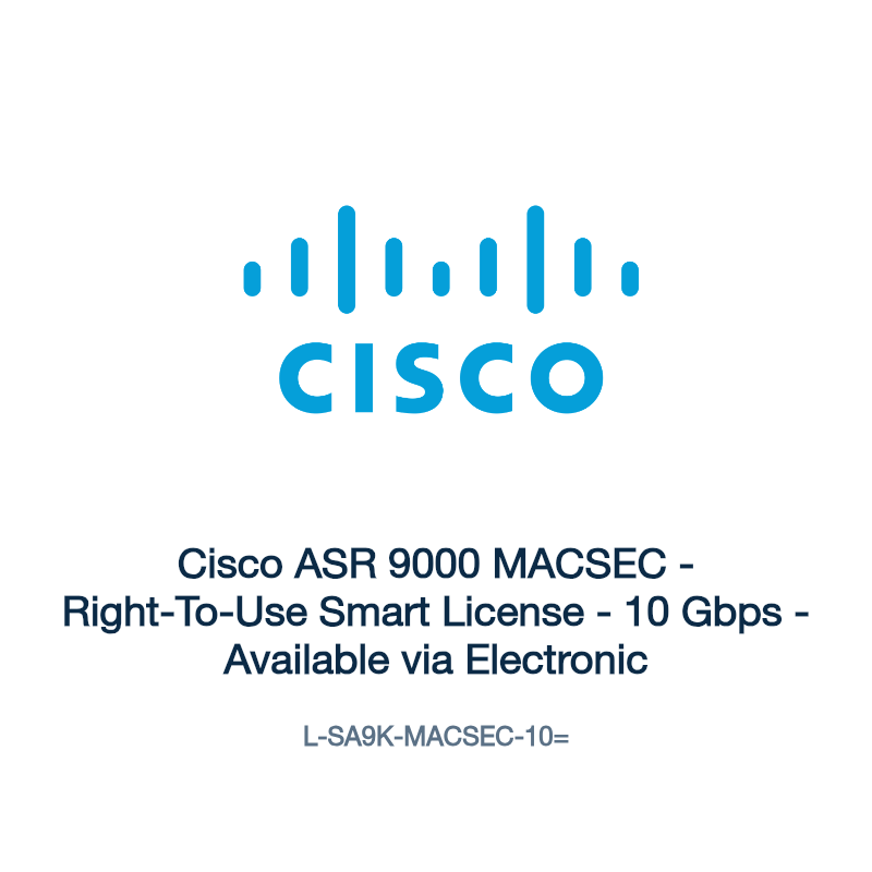 L-SA9K-MACSEC-10=: Cisco ASR 9000 MACSEC