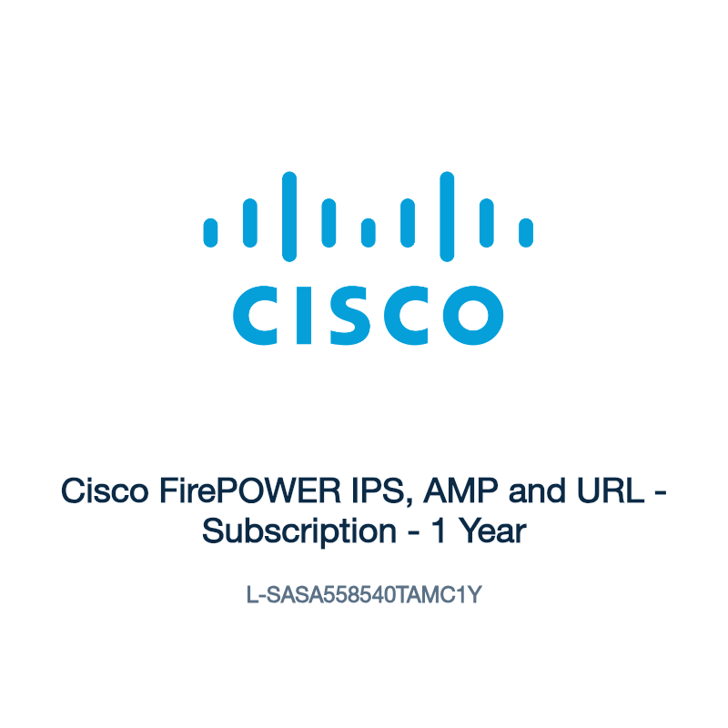 L-SASA558540TAMC1Y: Cisco FirePOWER IPS, AMP and URL