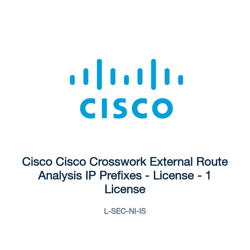 L-SEC-NI-IS: Cisco Cisco Crosswork External Route Analysis IP Prefixes