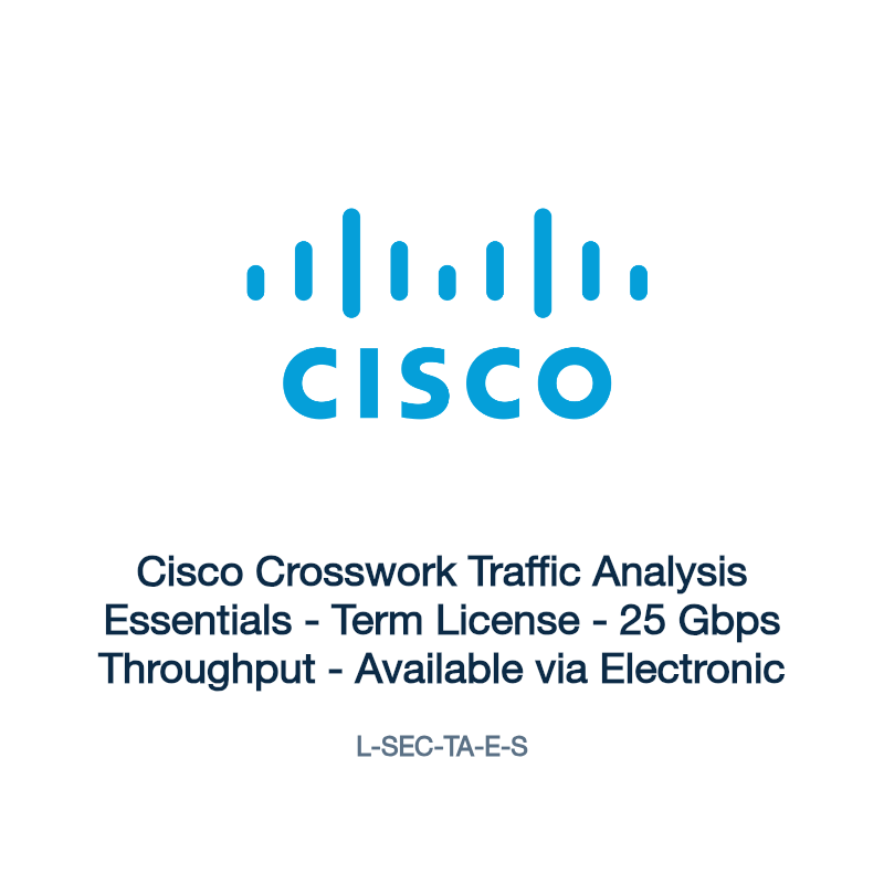 L-SEC-TA-E-S: Cisco Crosswork Traffic Analysis Essentials