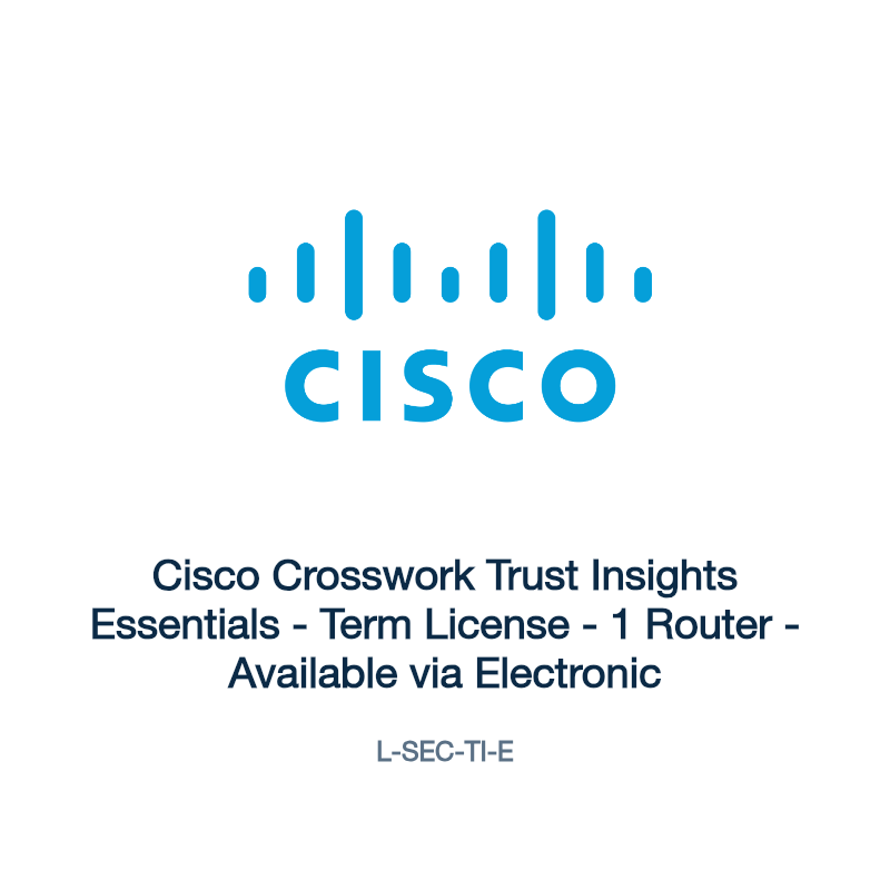 L-SEC-TI-E: Cisco Crosswork Trust Insights Essentials