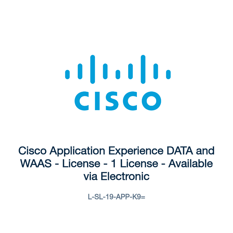 L-SL-19-APP-K9=: Cisco Application Experience DATA and WAAS