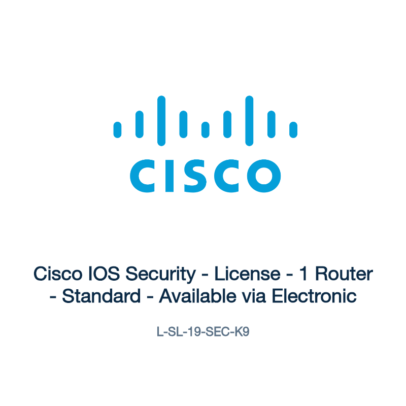 L-SL-19-SEC-K9: Cisco IOS Security
