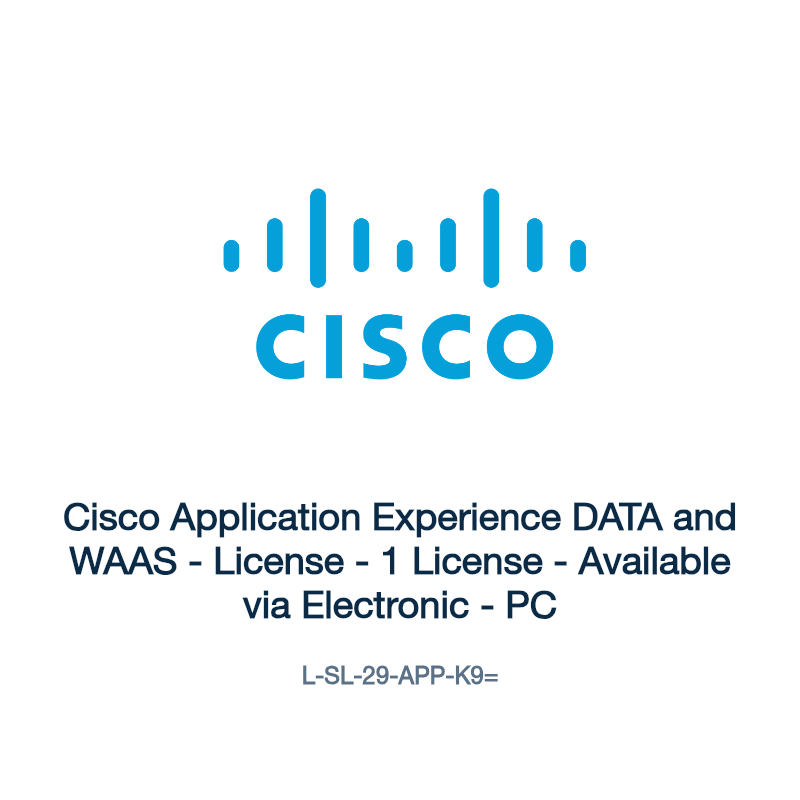 L-SL-29-APP-K9=: Cisco Application Experience DATA and WAAS