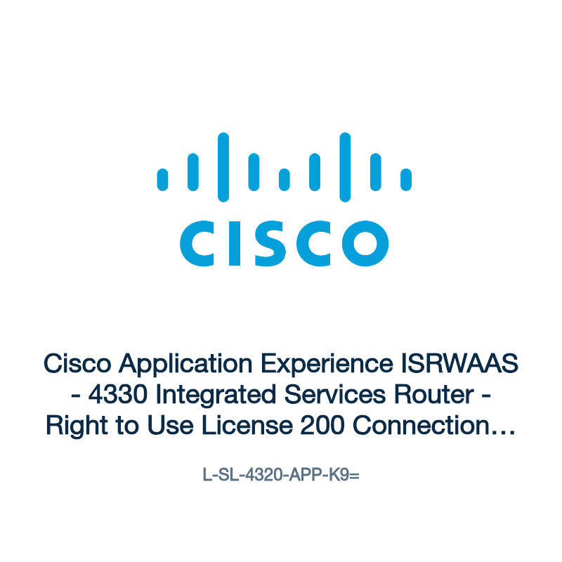 L-SL-4320-APP-K9=: Cisco Application Experience ISRWAAS