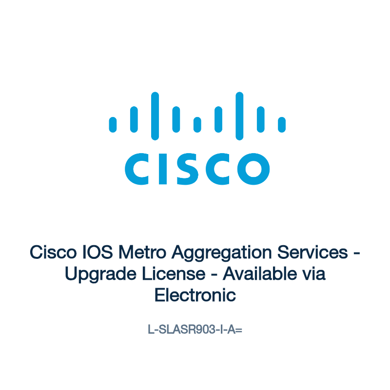 L-SLASR903-I-A=: Cisco IOS Metro Aggregation Services
