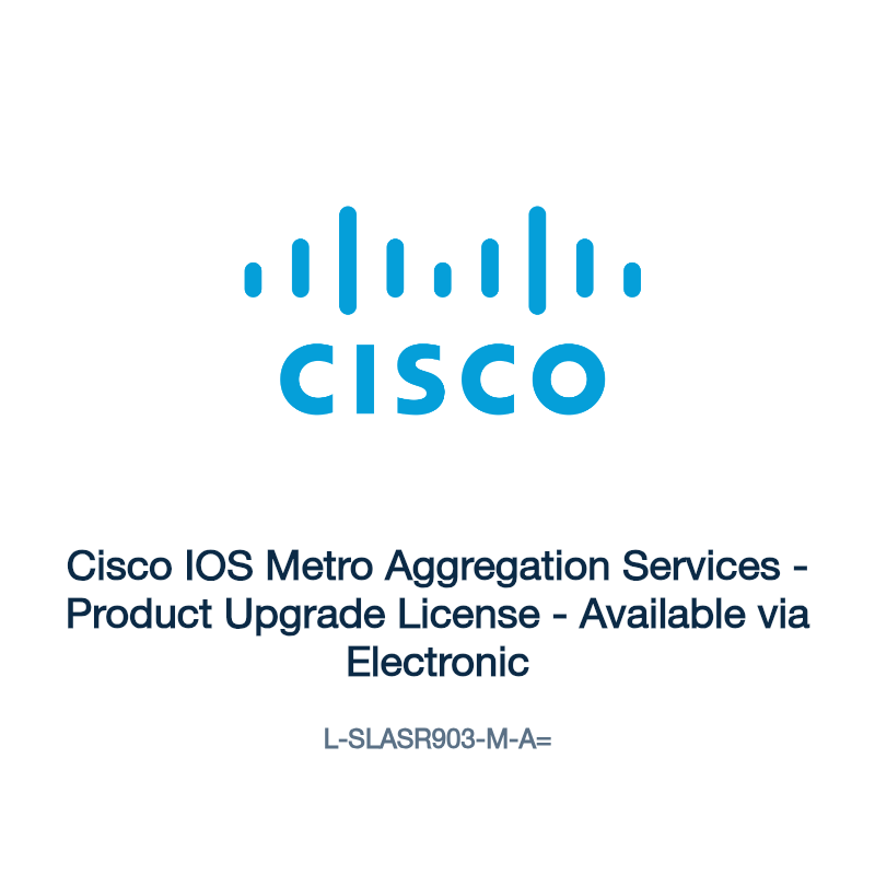 L-SLASR903-M-A=: Cisco IOS Metro Aggregation Services