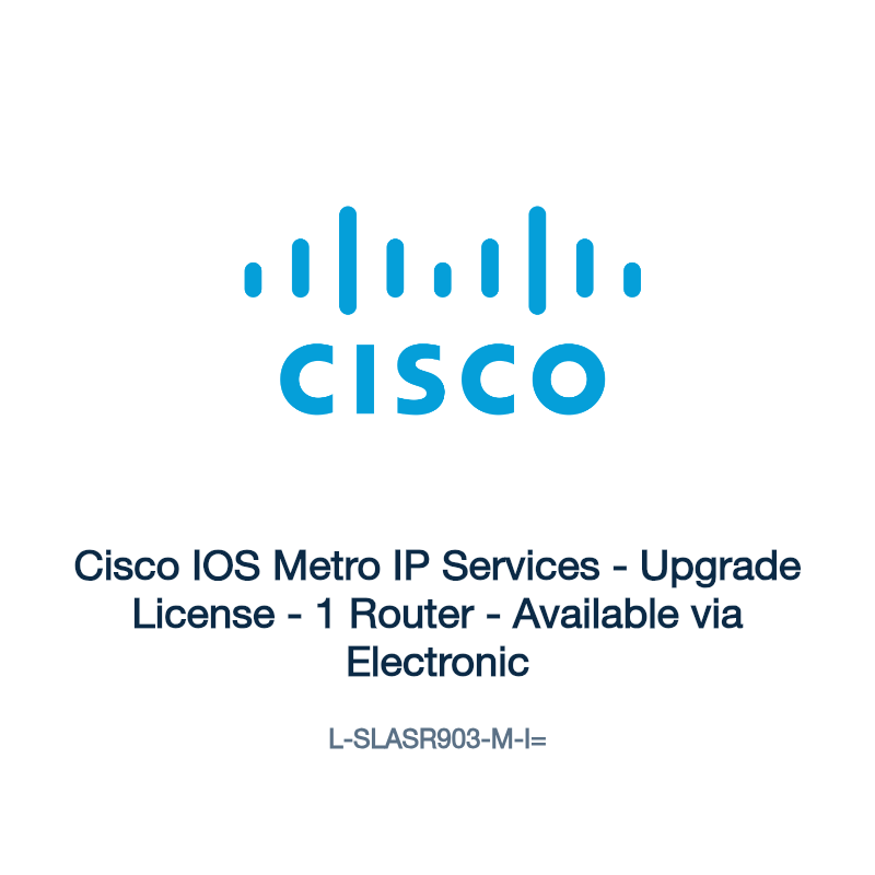 L-SLASR903-M-I=: Cisco IOS Metro IP Services