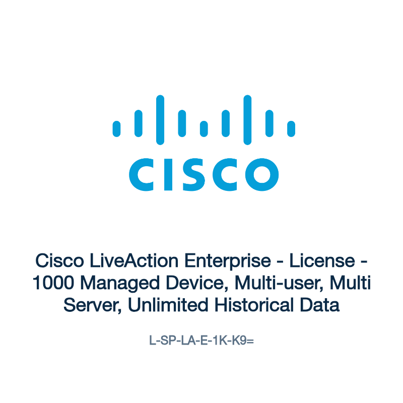 L-SP-LA-E-1K-K9=: Cisco LiveAction Enterprise