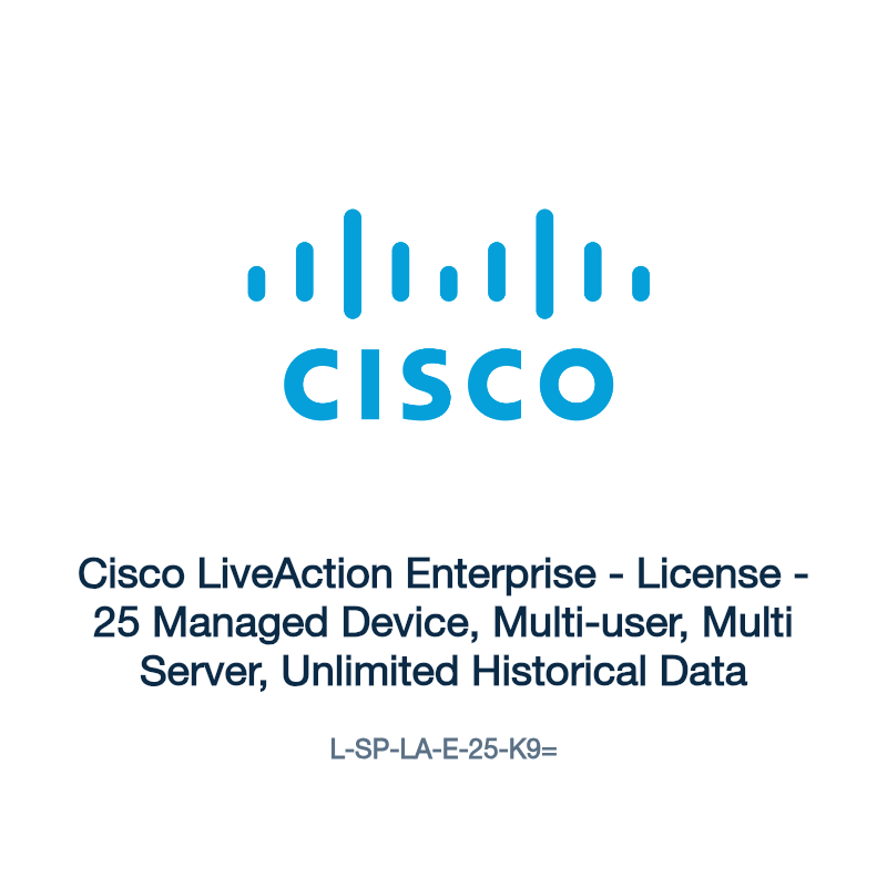 L-SP-LA-E-25-K9=: Cisco LiveAction Enterprise
