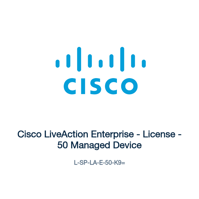 L-SP-LA-E-50-K9=: Cisco LiveAction Enterprise