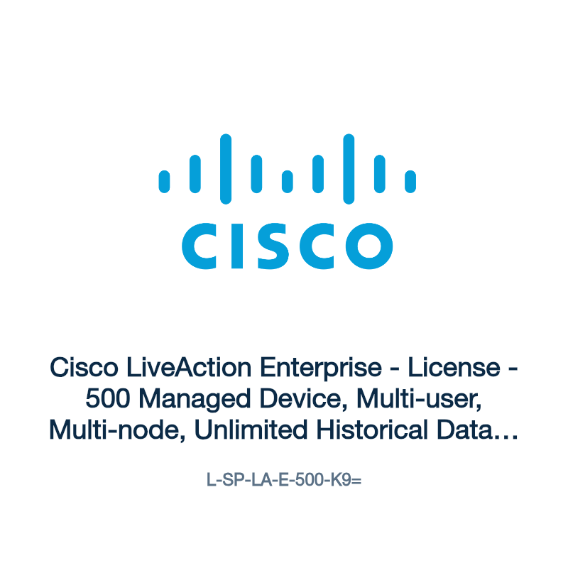 L-SP-LA-E-500-K9=: Cisco LiveAction Enterprise