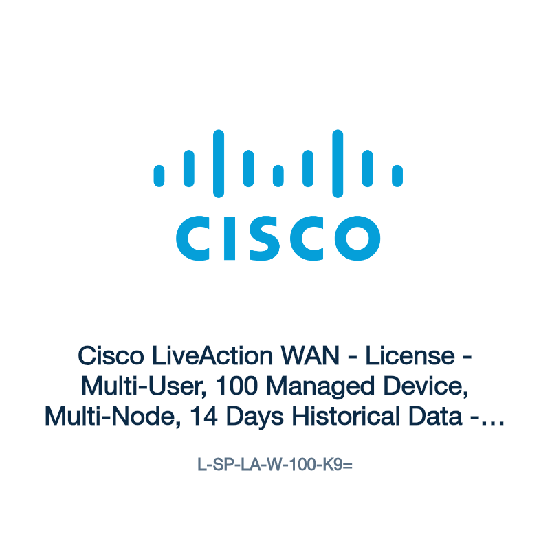 L-SP-LA-W-100-K9=: Cisco LiveAction WAN