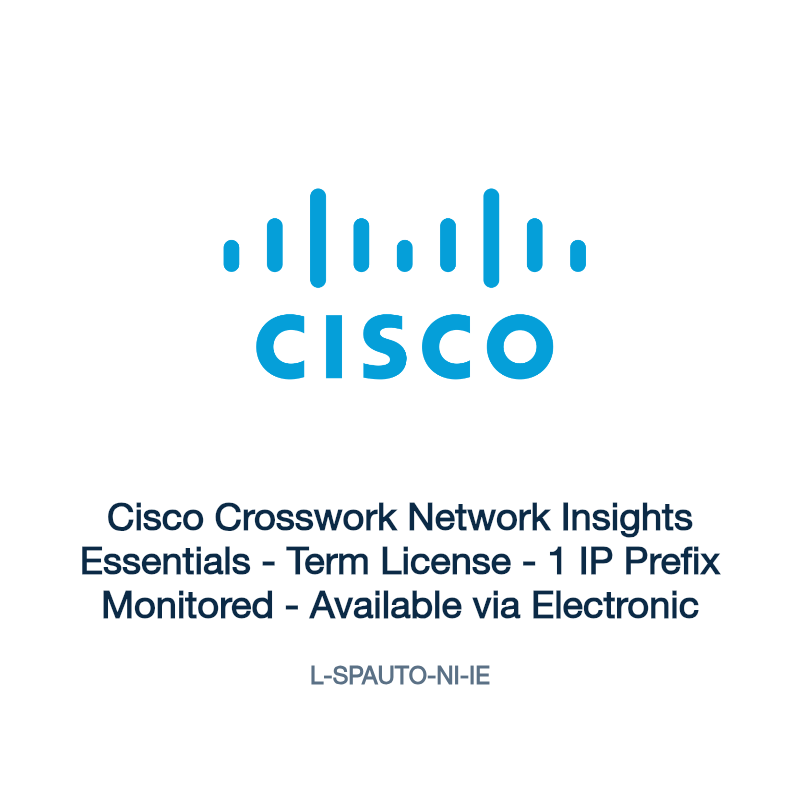 L-SPAUTO-NI-IE: Cisco Crosswork Network Insights Essentials