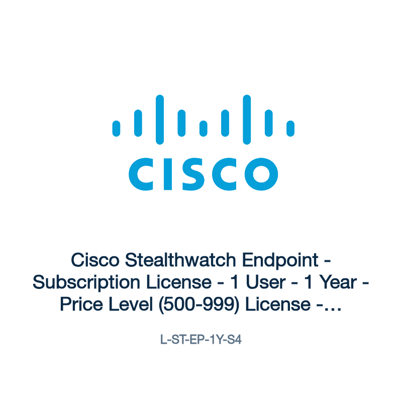 L-ST-EP-1Y-S4: Cisco Stealthwatch Endpoint