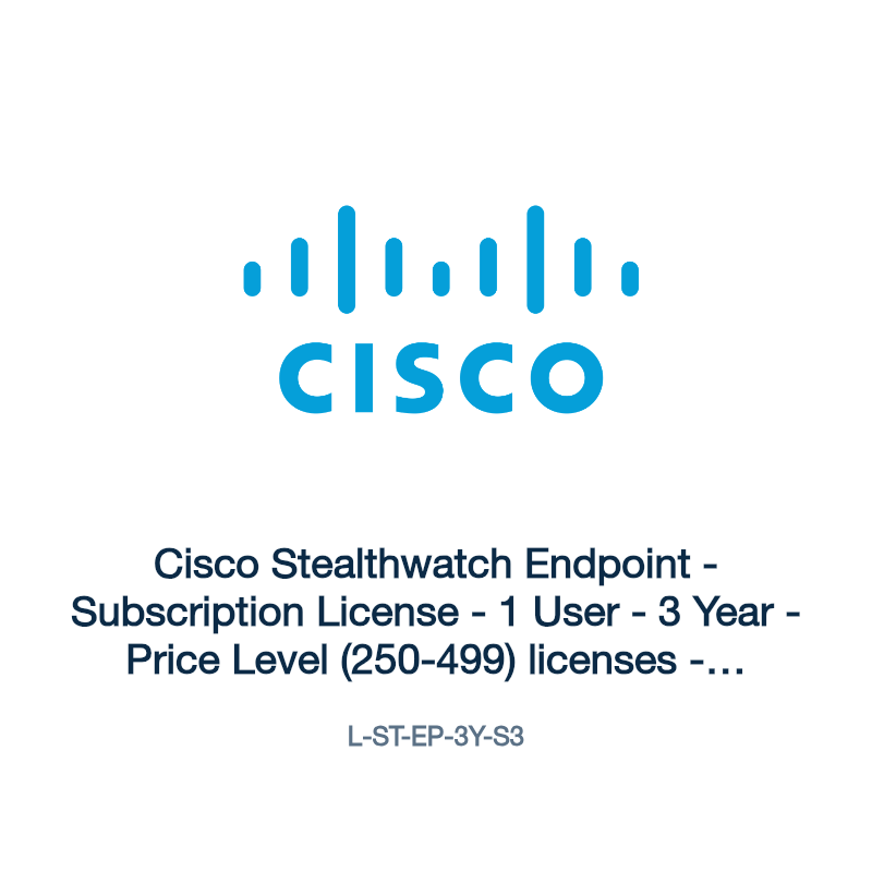 L-ST-EP-3Y-S3: Cisco Stealthwatch Endpoint