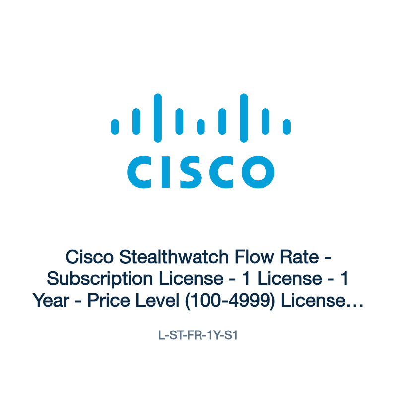 L-ST-FR-1Y-S1: Cisco Stealthwatch Flow Rate