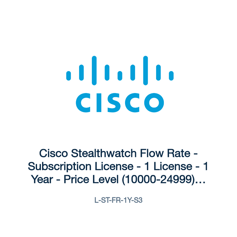L-ST-FR-1Y-S3: Cisco Stealthwatch Flow Rate