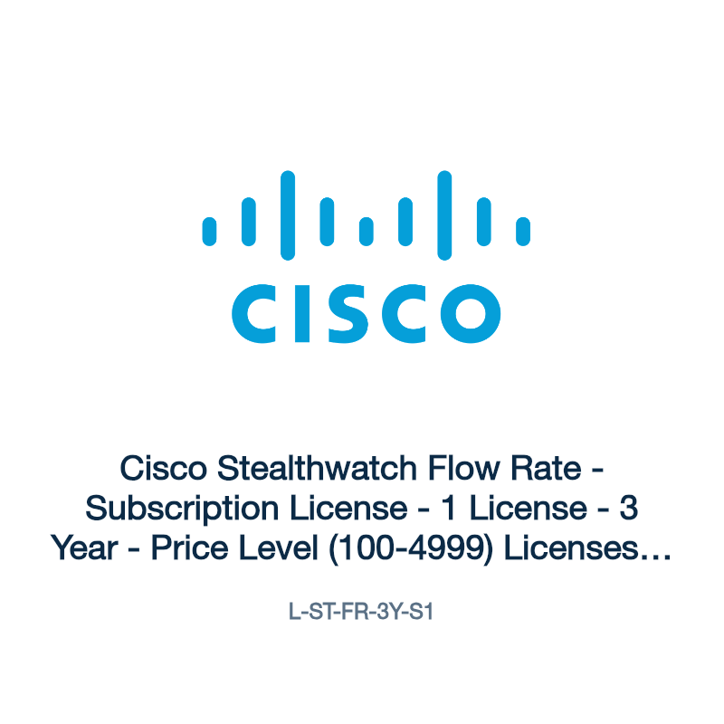 L-ST-FR-3Y-S1: Cisco Stealthwatch Flow Rate