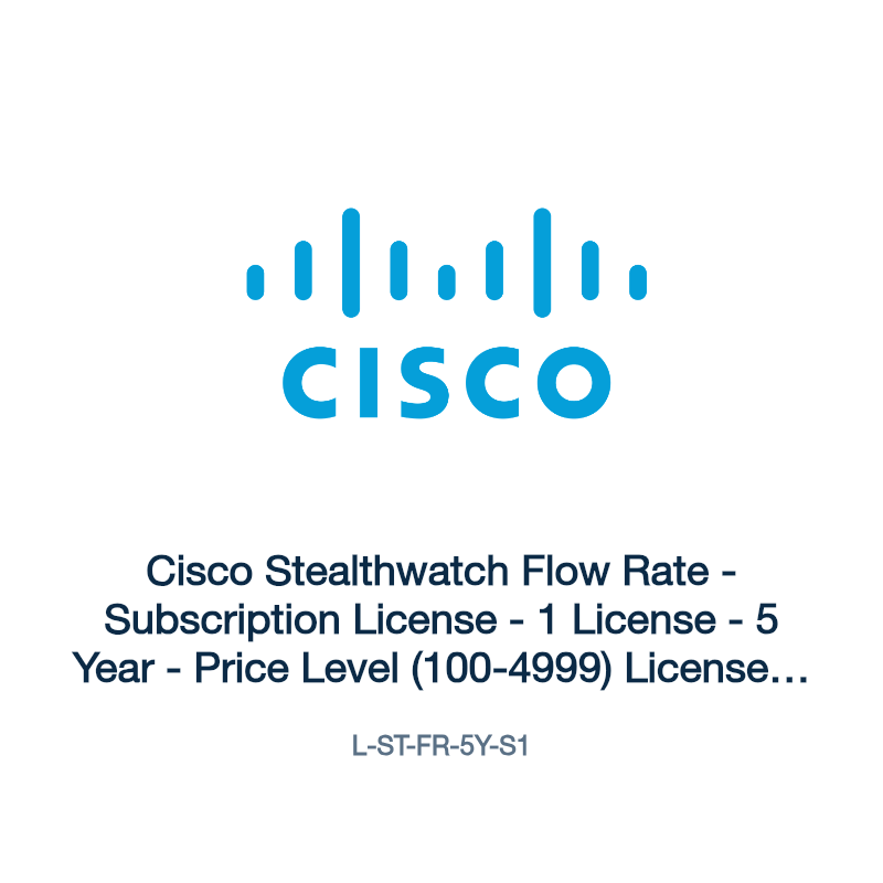 L-ST-FR-5Y-S1: Cisco Stealthwatch Flow Rate