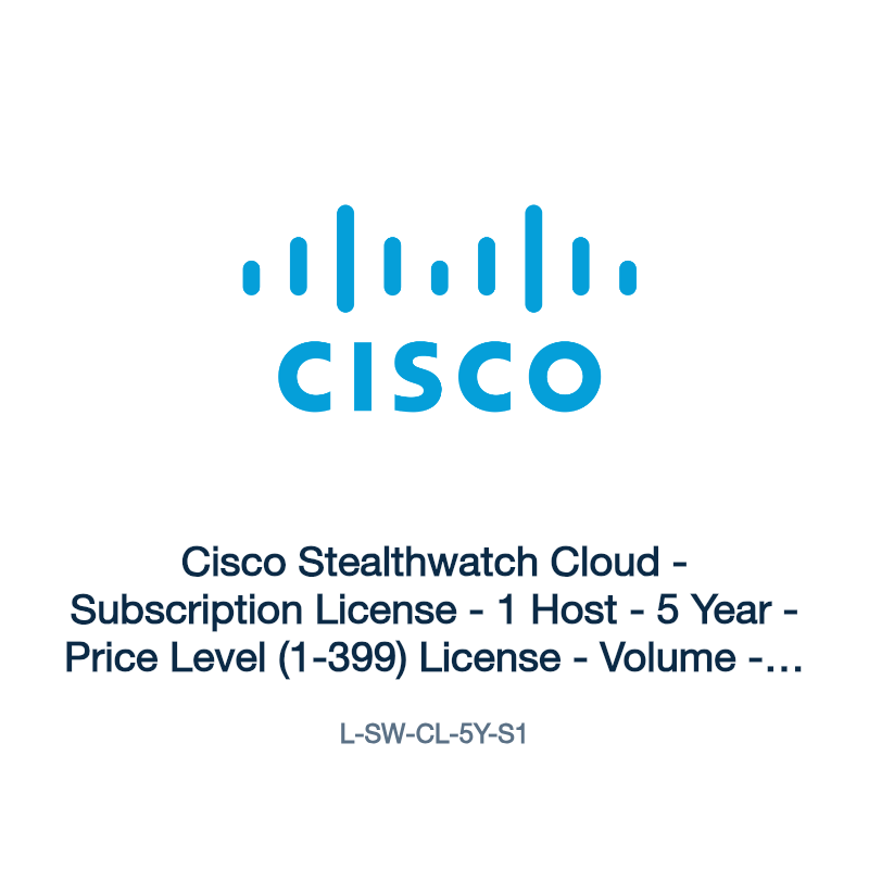 L-SW-CL-5Y-S1: Cisco Stealthwatch Cloud
