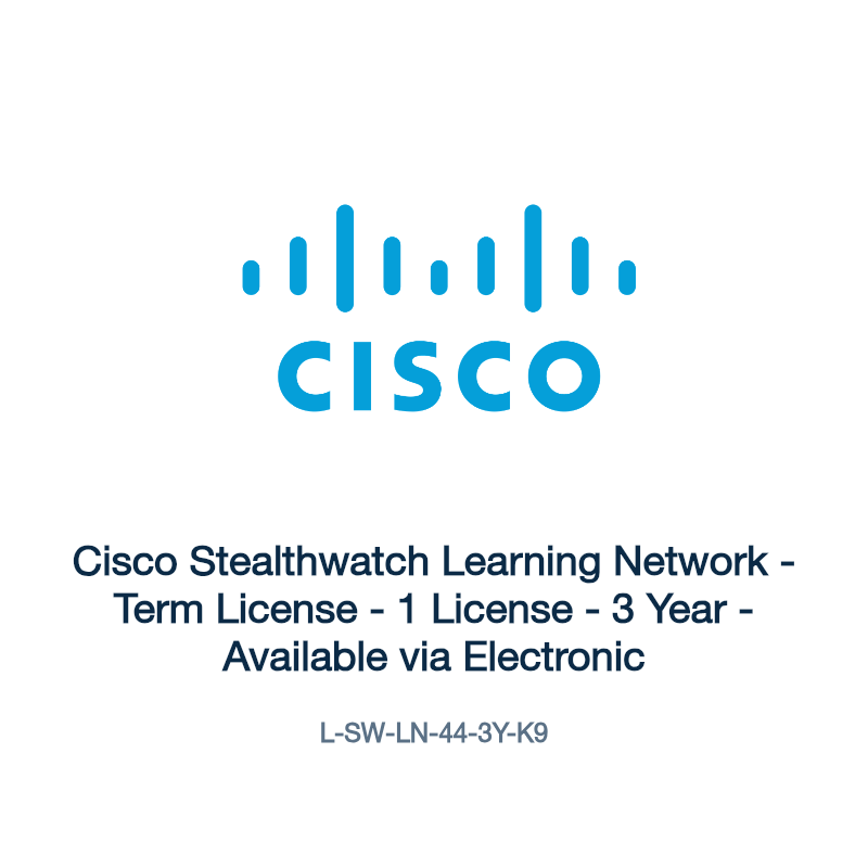 L-SW-LN-44-3Y-K9: Cisco Stealthwatch Learning Network